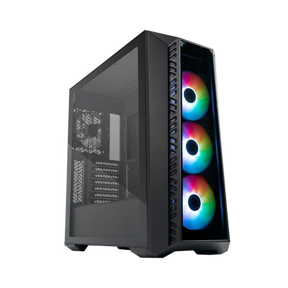 Gabinete Cooler Master Masterbox 520 Lateral Vidro Temperado 3 Fans Argb 120mm Preto Mb520-kgnn-s01