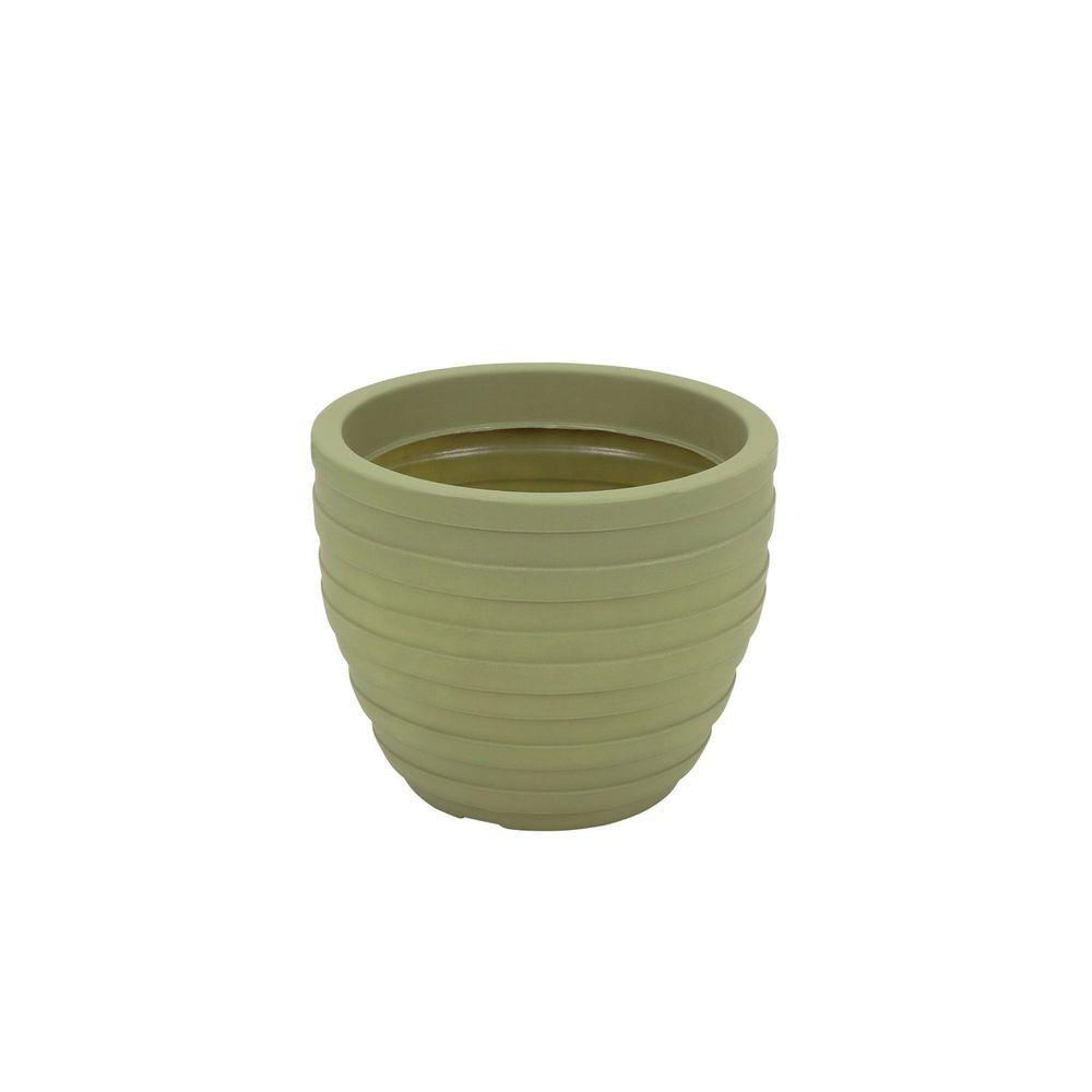 Vaso Tramontina Inca Polietileno Verde Oliva 38cm Tramontina