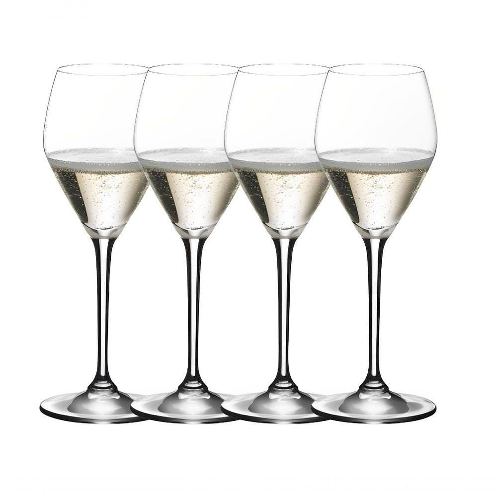 Kit 4 Taças Cristal Riedel Champanhe Champagne Wine Glass