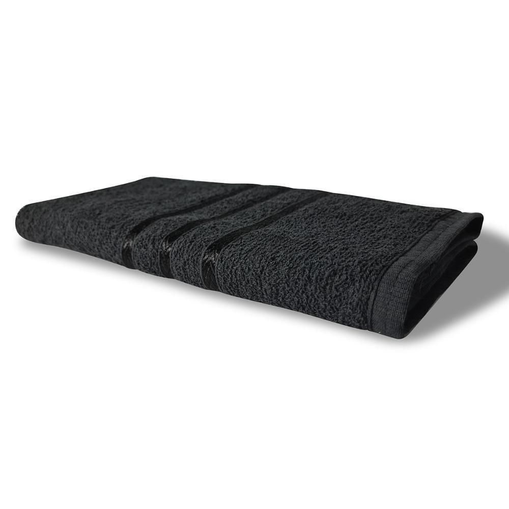 Toalha De Banho Grande Verona 230g m² 100% Algodão 70x125cm Preto