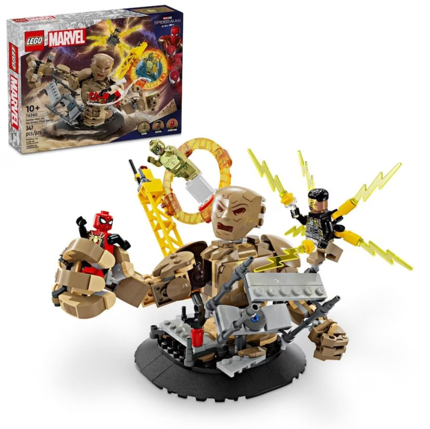 Spider Man vs Sandman Batalha Final - Lego 76280