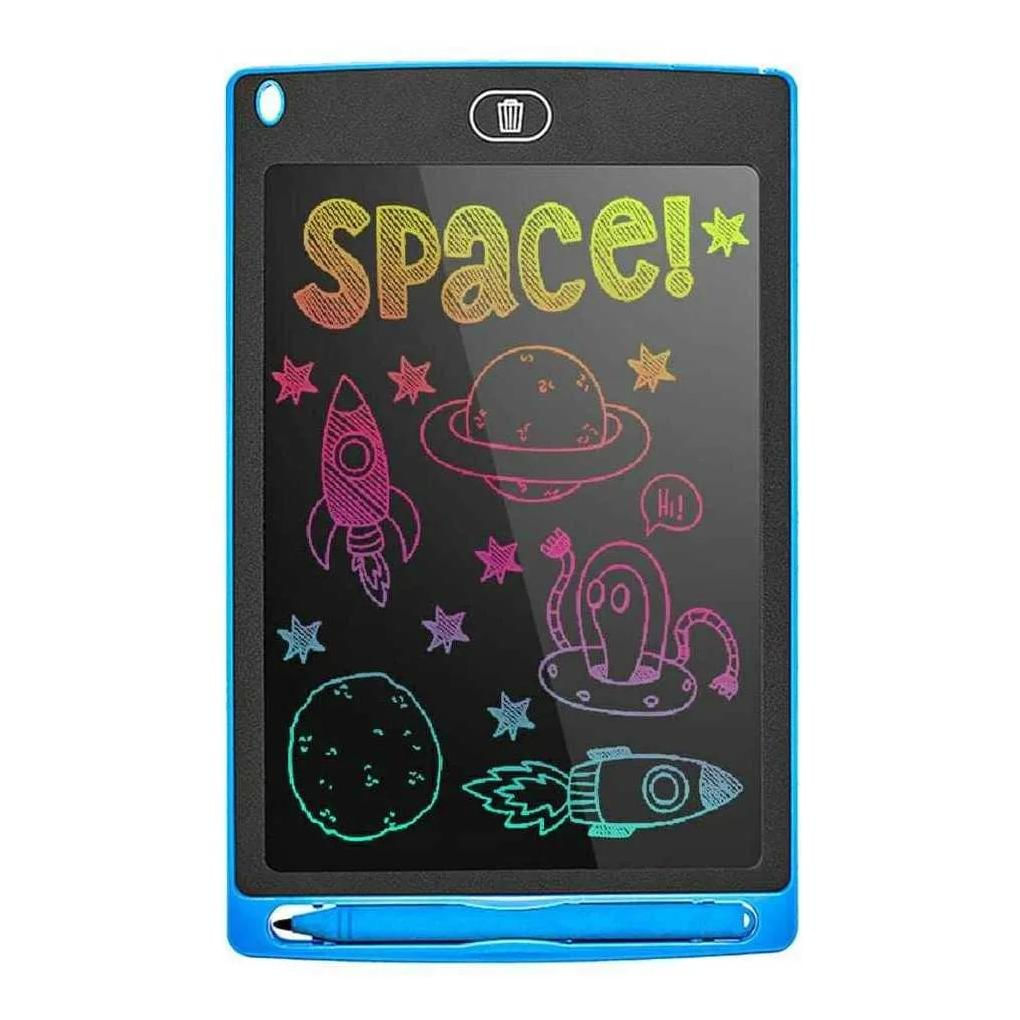 Tablet Infantil LCD Lousa Magica Para Desenho e Estudo 8,5 Preto