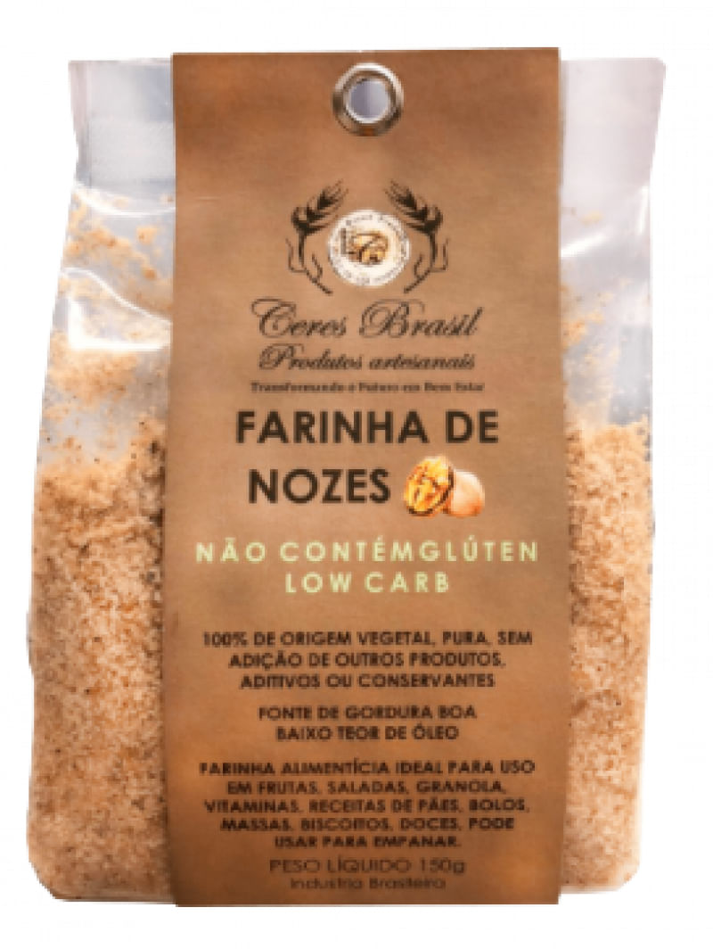 Farinha de Nozes Sem Glúten Ceres 150g