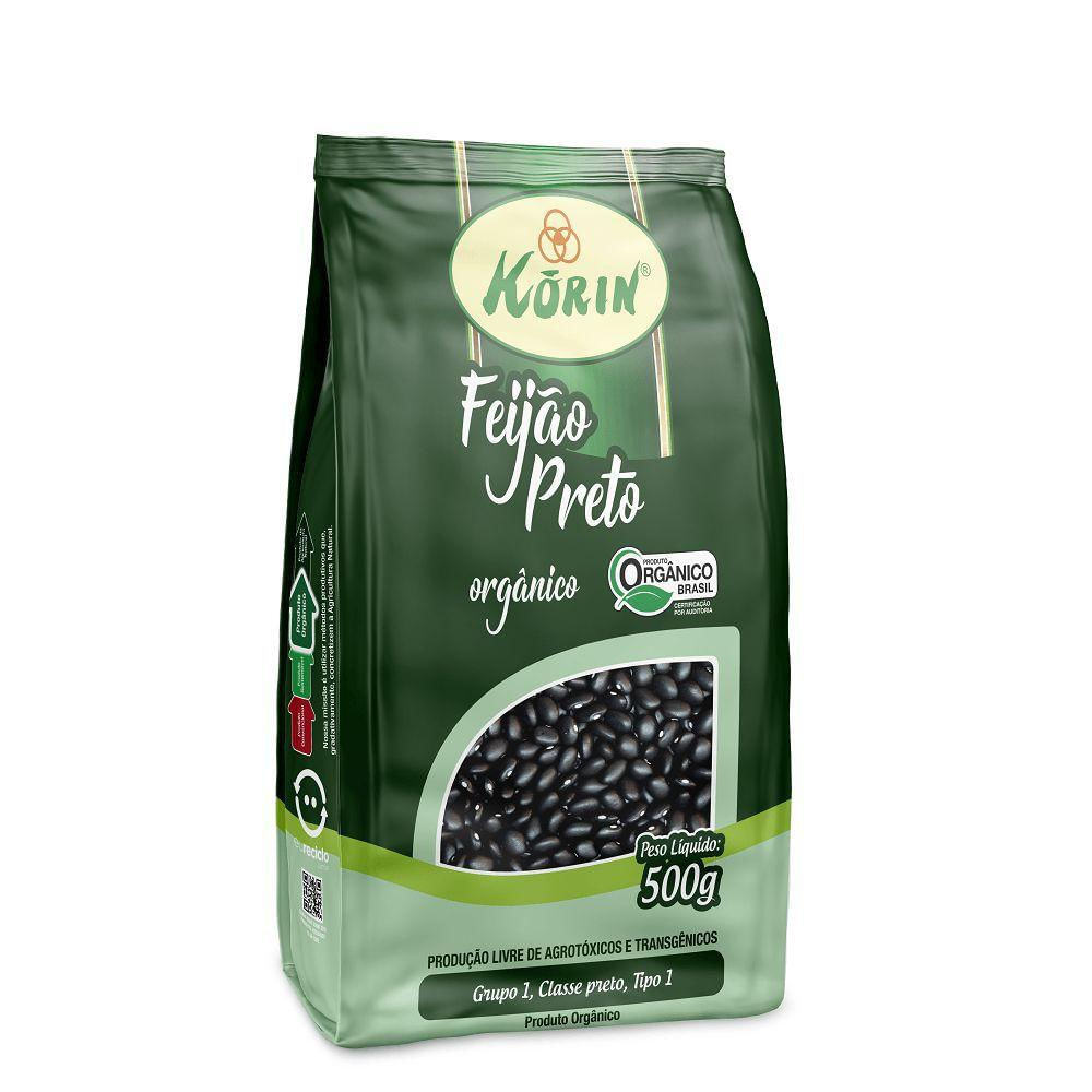 Feijão Preto Orgânico Korin 500g