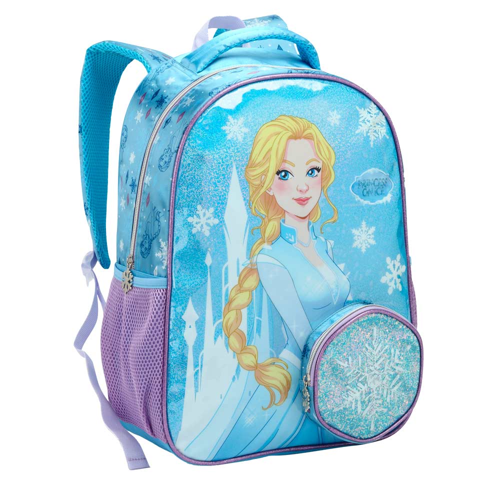 Mochila Infantil Princesa do Gelo Seanite