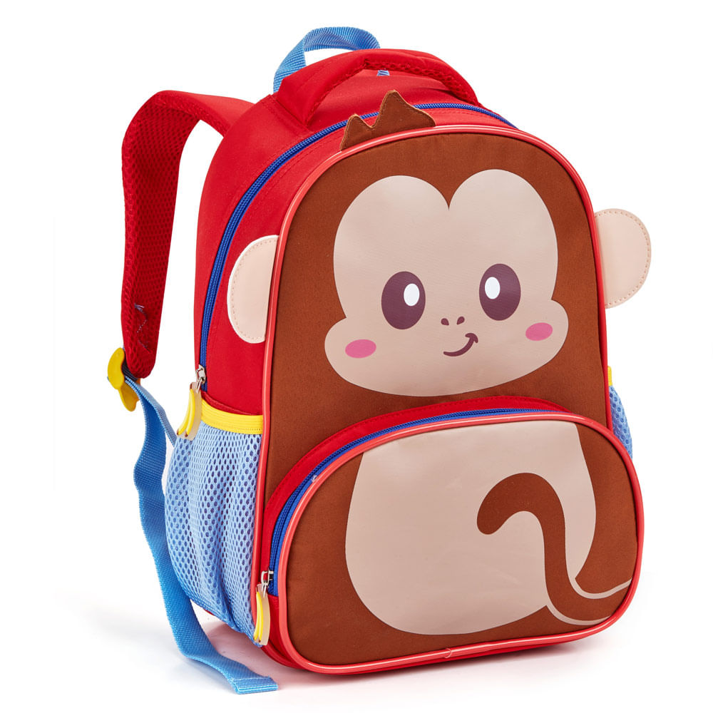 Mochila Infantil Animais 13" Sortido MI42024 Seanite