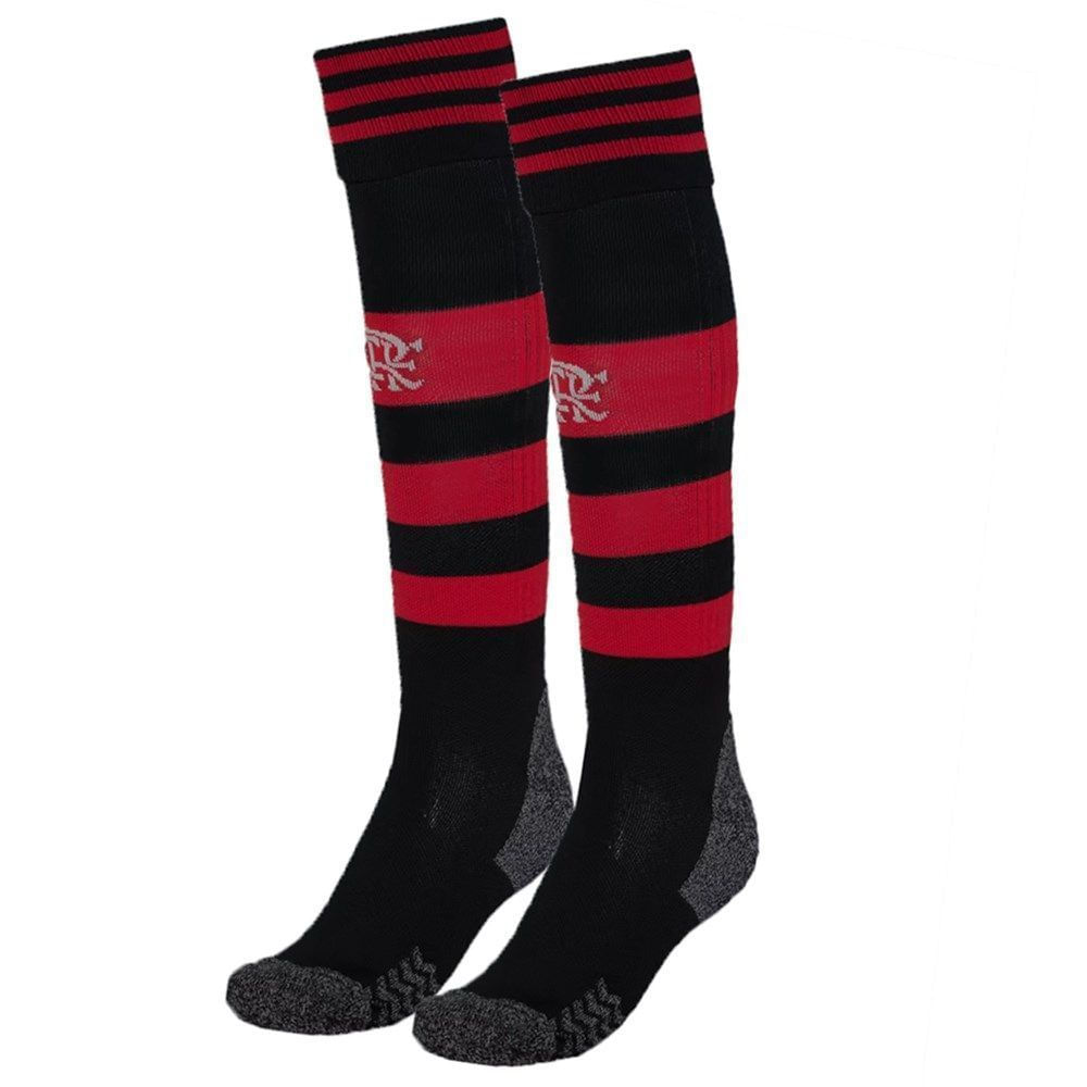 Meião Adidas CR Flamengo I 2024/25 43-45 / Preto e Vermelho