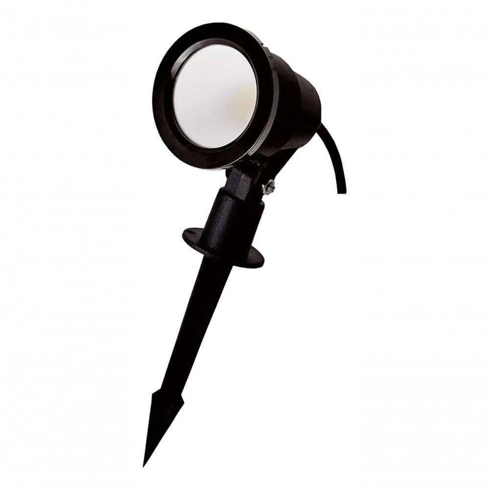 Kit 10 Espetos Luminárias Jardim Led 5w Ambar Bivolt