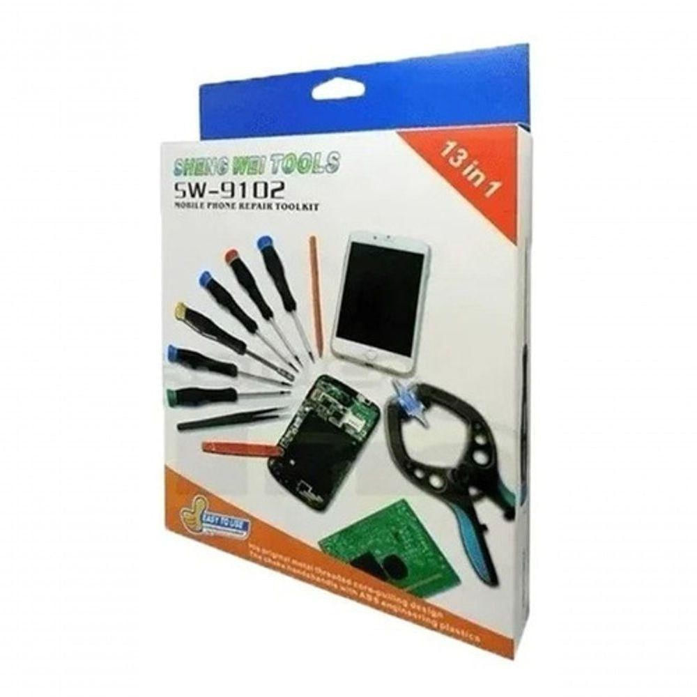 Kit Chave Completo Para Reparo De Celular