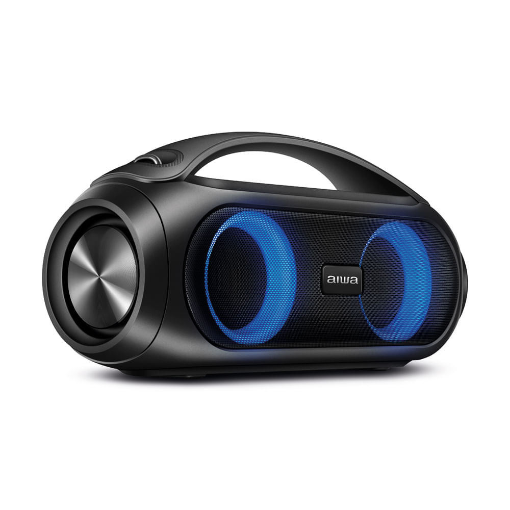 Caixa de Som Boombox AIWA BBS-02A 50W BT 8H IPX5 RGB USB