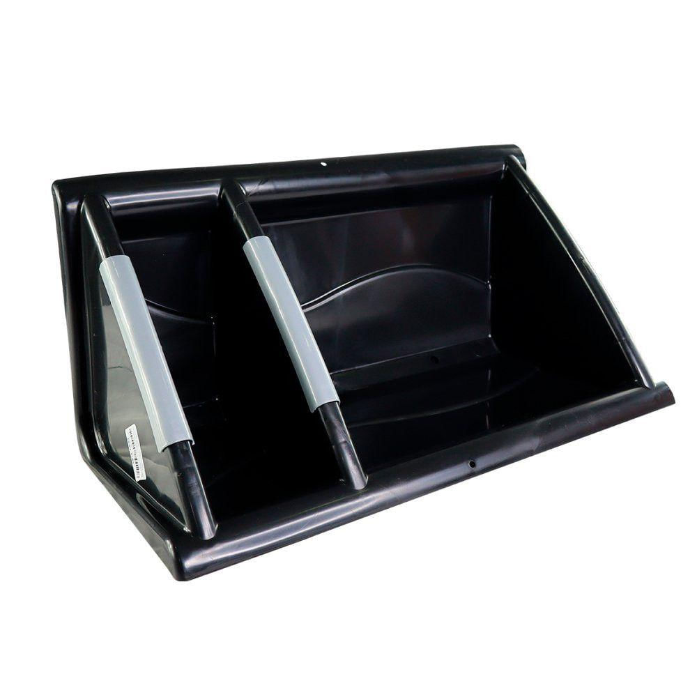 Suporte Preto Organizador Compacto Para Canto Perfeito Para Cozinhas E Banheiros Com Estilo E Funcionalidade