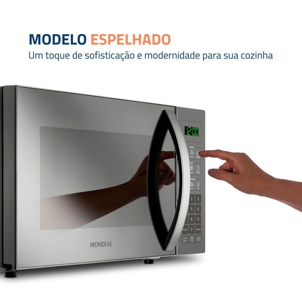 Micro-ondas Mondial 21L 1200W MO-01-21-E 60hz 127V