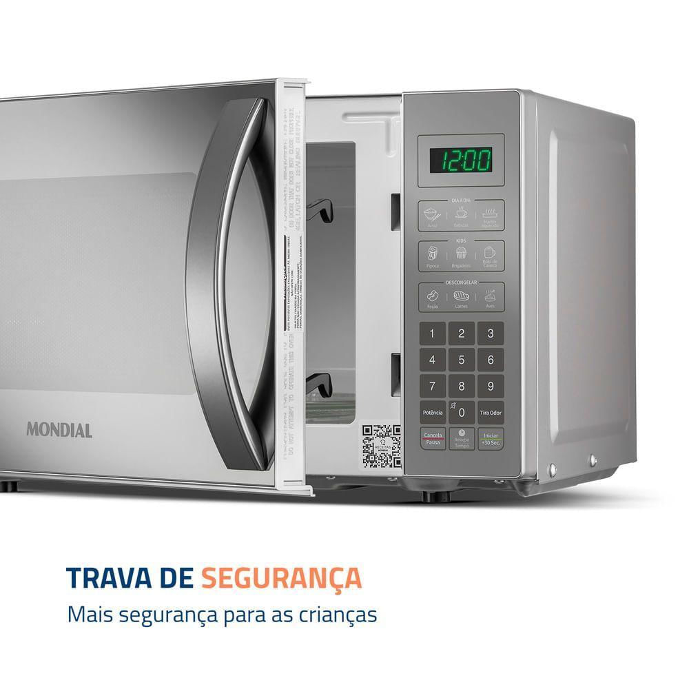 Micro-ondas Mondial 21L 1200W MO-01-21-E 60hz 127V