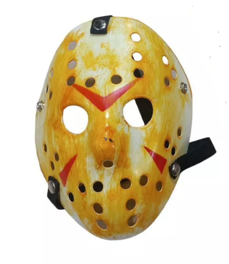 Máscara Jason Voorhees Sexta Feira 13 Amarelo