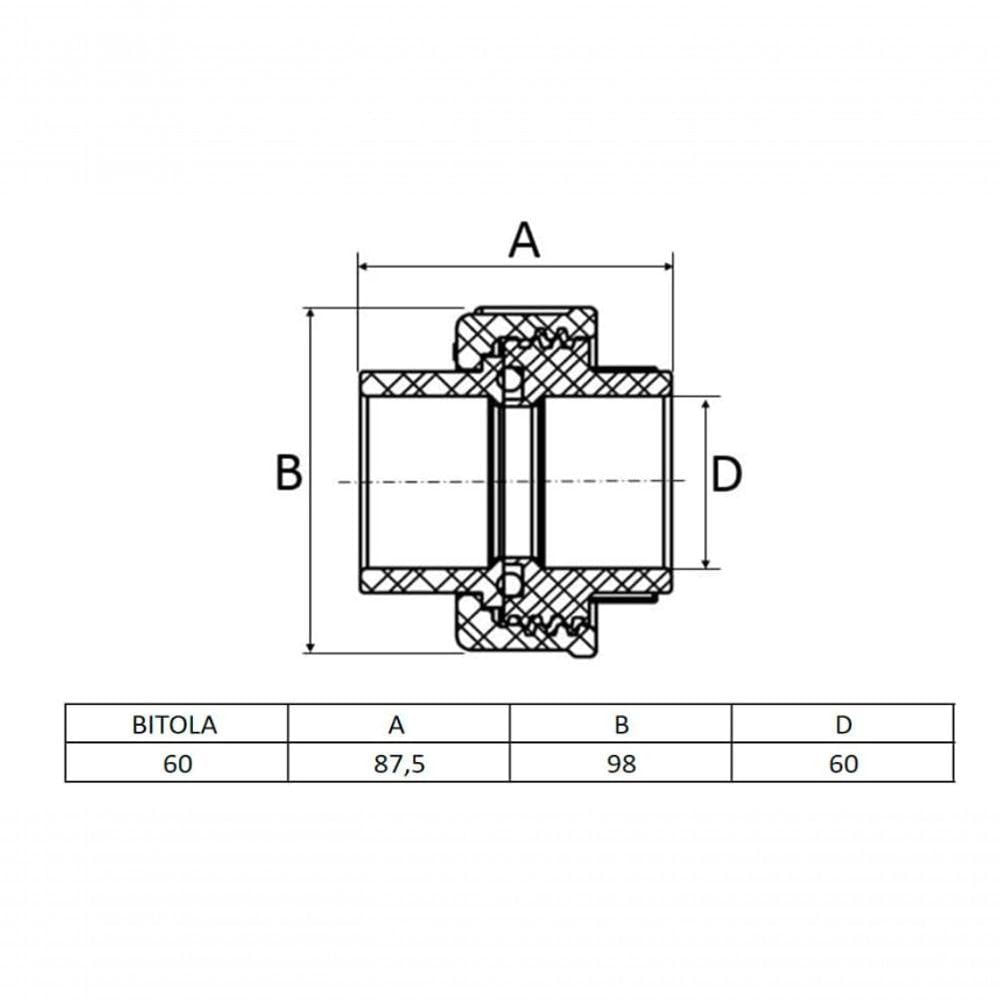 Uniao Soldavel 20mm Amanco