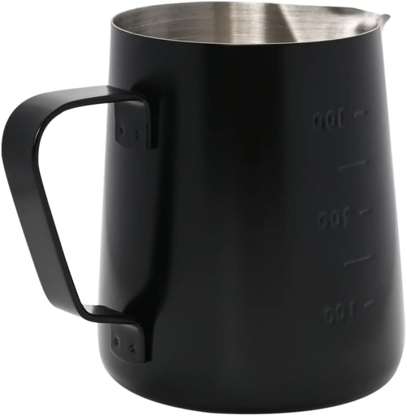 Leiteira Pitcher Espumador Em Aço Inox Black 350 Ml – Mimo Style