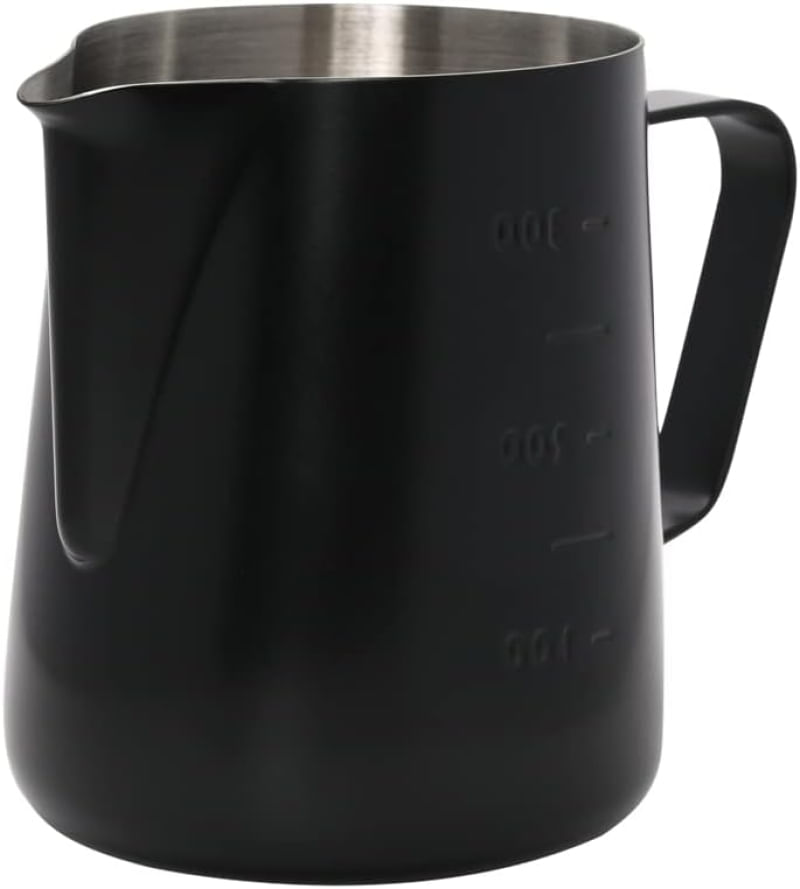 Leiteira Pitcher Espumador Em Aço Inox Black 350 Ml – Mimo Style