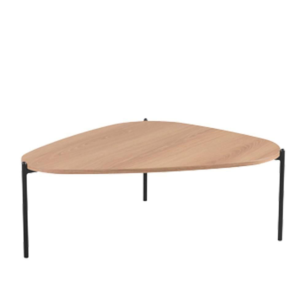 Mesa De Centro Organica Pe Metal Preto Hanover 28014 Artesano Hanover Preto