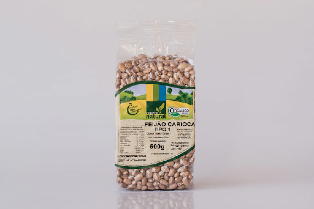 Feijão Carioca Orgânico Coopernatural 500g