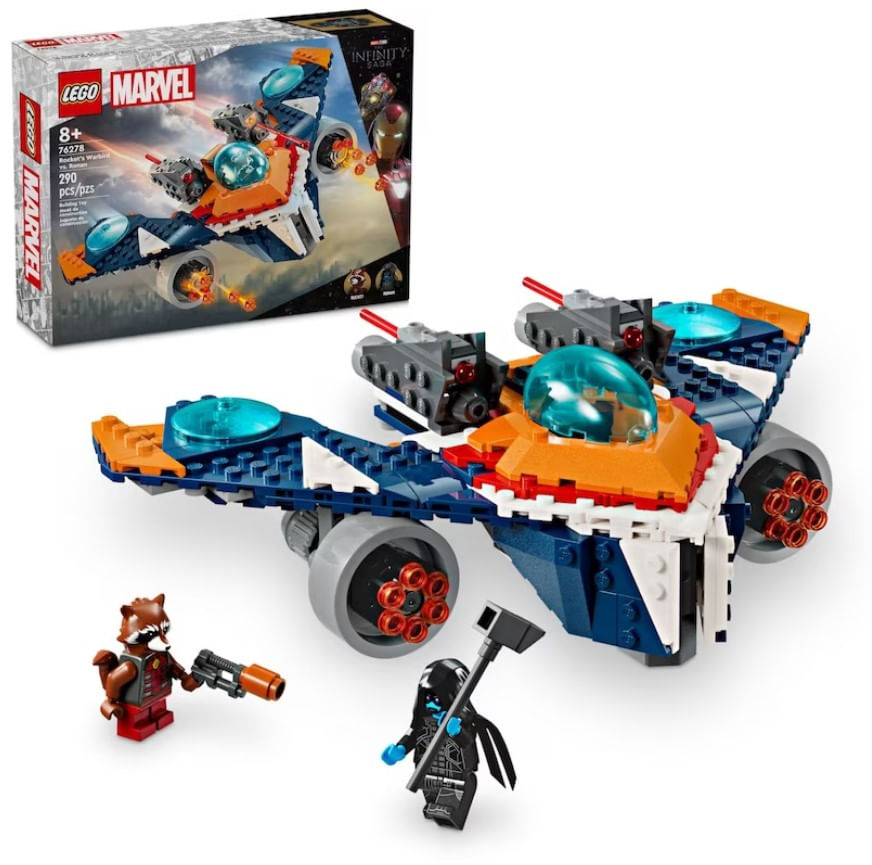 Rocket's Warbird vs Ronan - Lego 76278