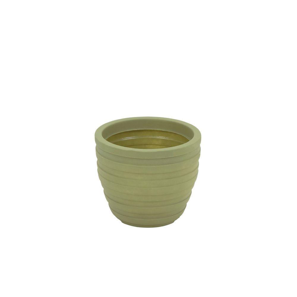 Vaso Tramontina Inca Polietileno Verde Oliva 32cm Tramontina