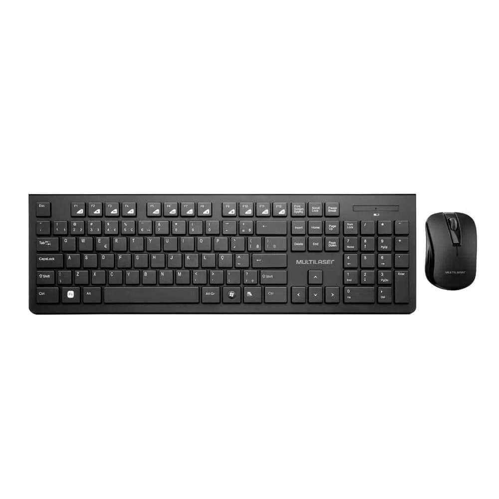 Combo Teclado E Mouse Sem Fio Multilaser Tc212