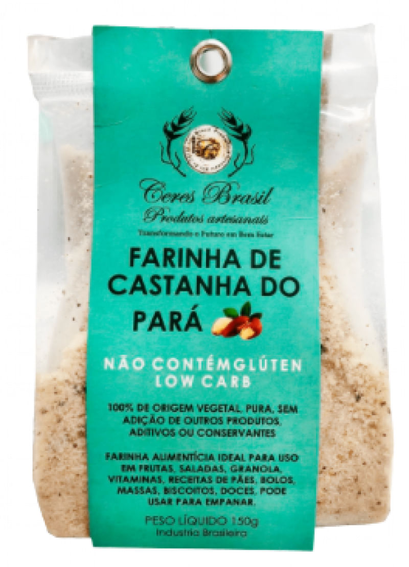 Farinha de Castanha do Pará Sem Glúten Ceres 150g