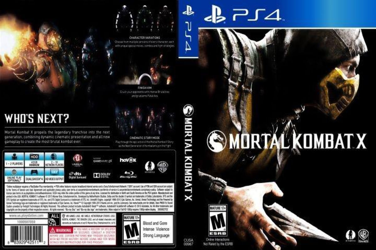 Mortal Kombat X - PS4