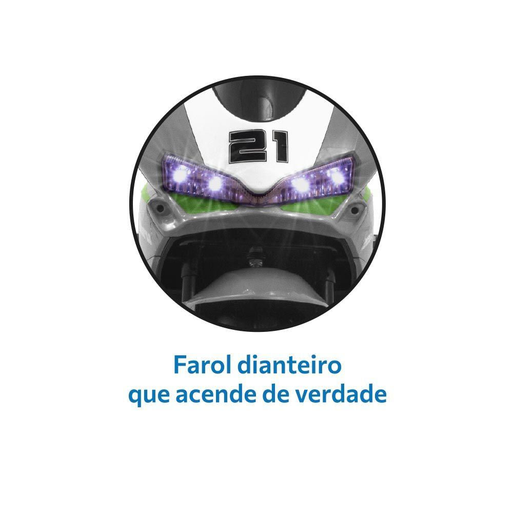Moto Speed GT Cinza Elétrica 12V - Bandeirante