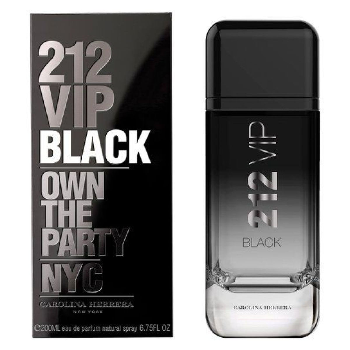 212 Vip Black Carolina Herrera Perfume Masculino Eau de Parfum 200ml Importado