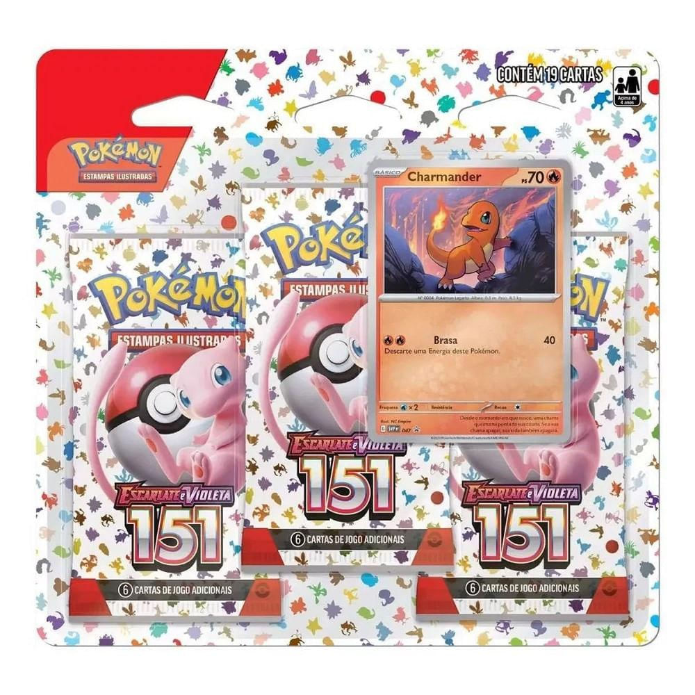 Pokémon Blister Triplo Charmander - Copag