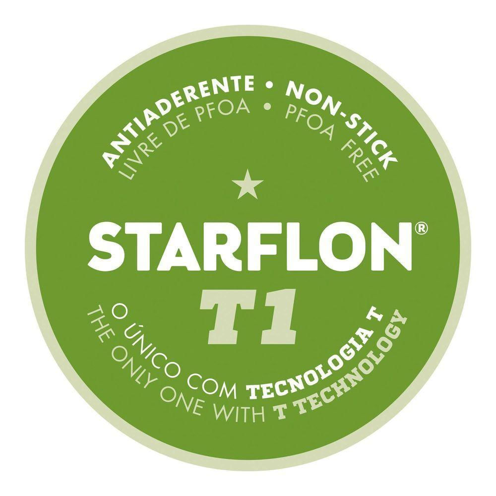 Bistequeira Loreto Alumínio Revestimento Antiaderente Starflon T1 26 Cm 1,0 L Grafite