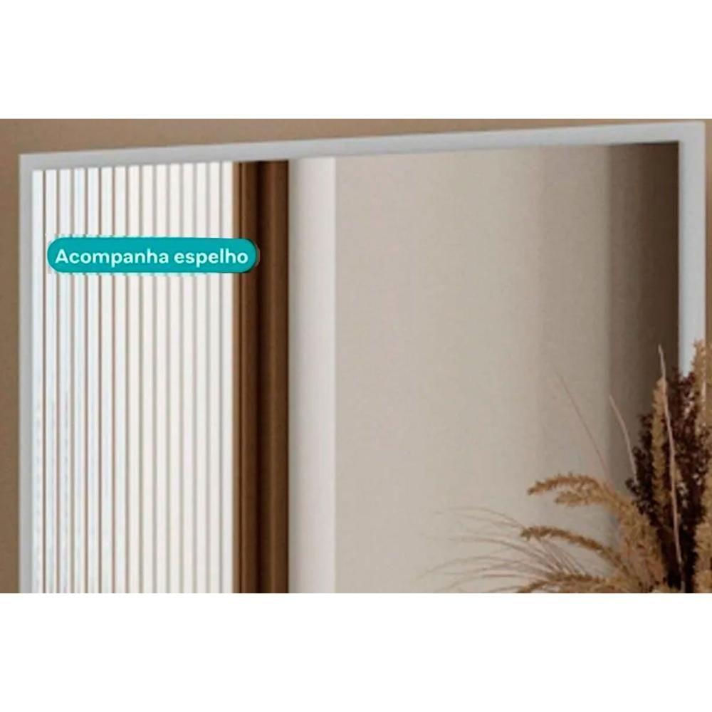 Cômoda De Quarto 1160 com 6 Gavetas com Espelho Freijo - Carraro