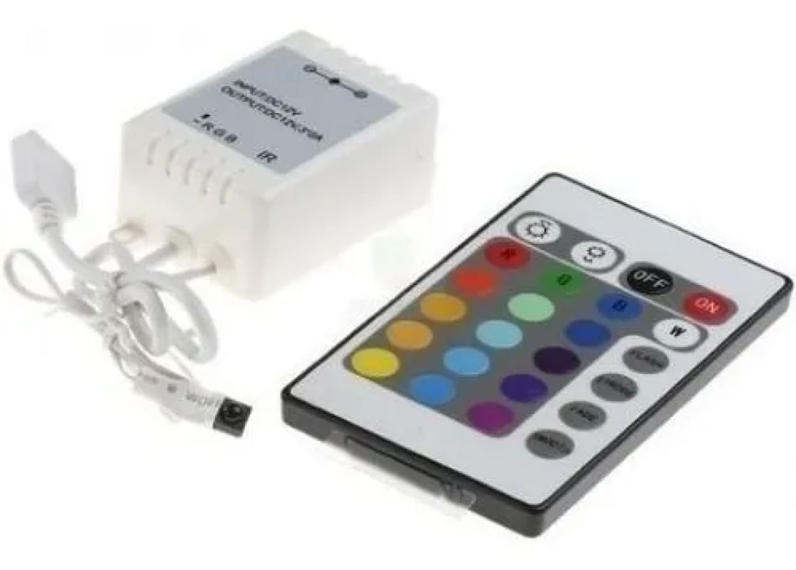 kit 15 Controlador Controle Fita Led Rgb 5050 3528