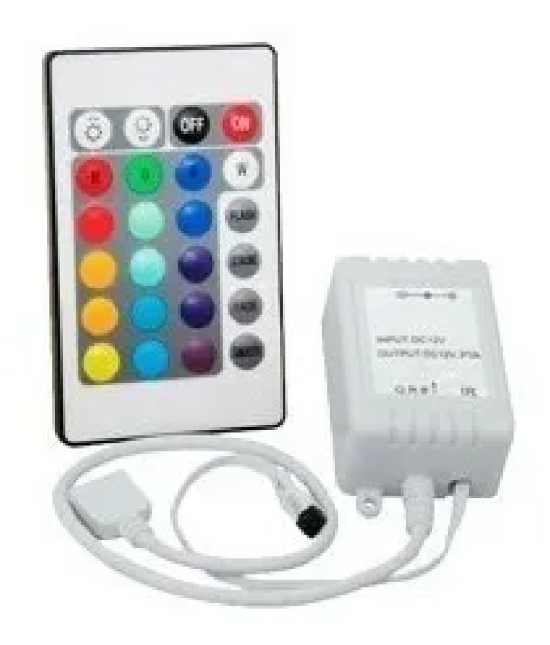 kit 20 Controlador Controle Fita Led Rgb 5050 3528 Atacado