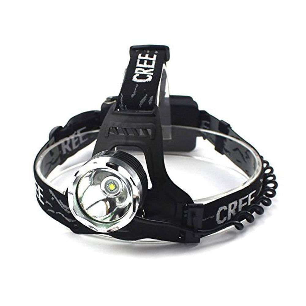 Lanterna De Cabeça T6 Led Cree Tatica Profissional Com Zoom Carregador Veicular