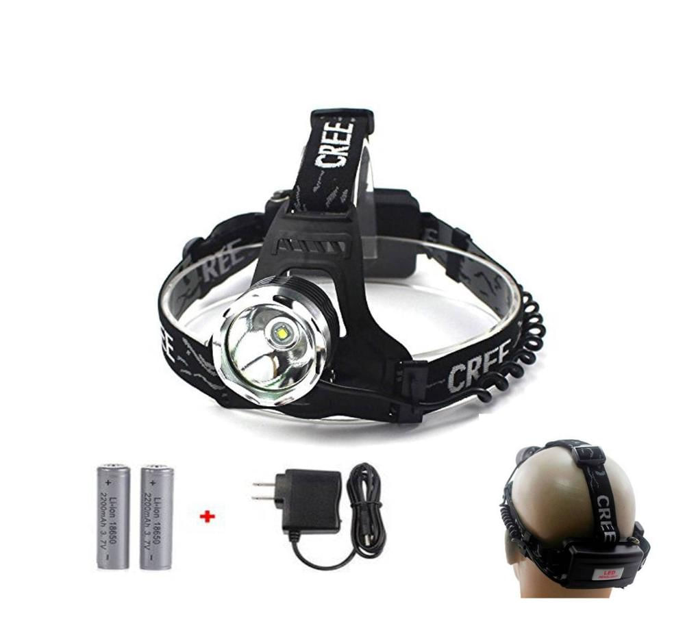 Lanterna De Cabeça T6 Led Cree Tatica Profissional Com Zoom Carregador Veicular