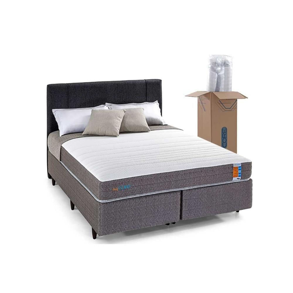 Colchão King Espuma Compact Ag 65 - A Vácuo De Keppcore Bed In Bag (193x203x25) Herval