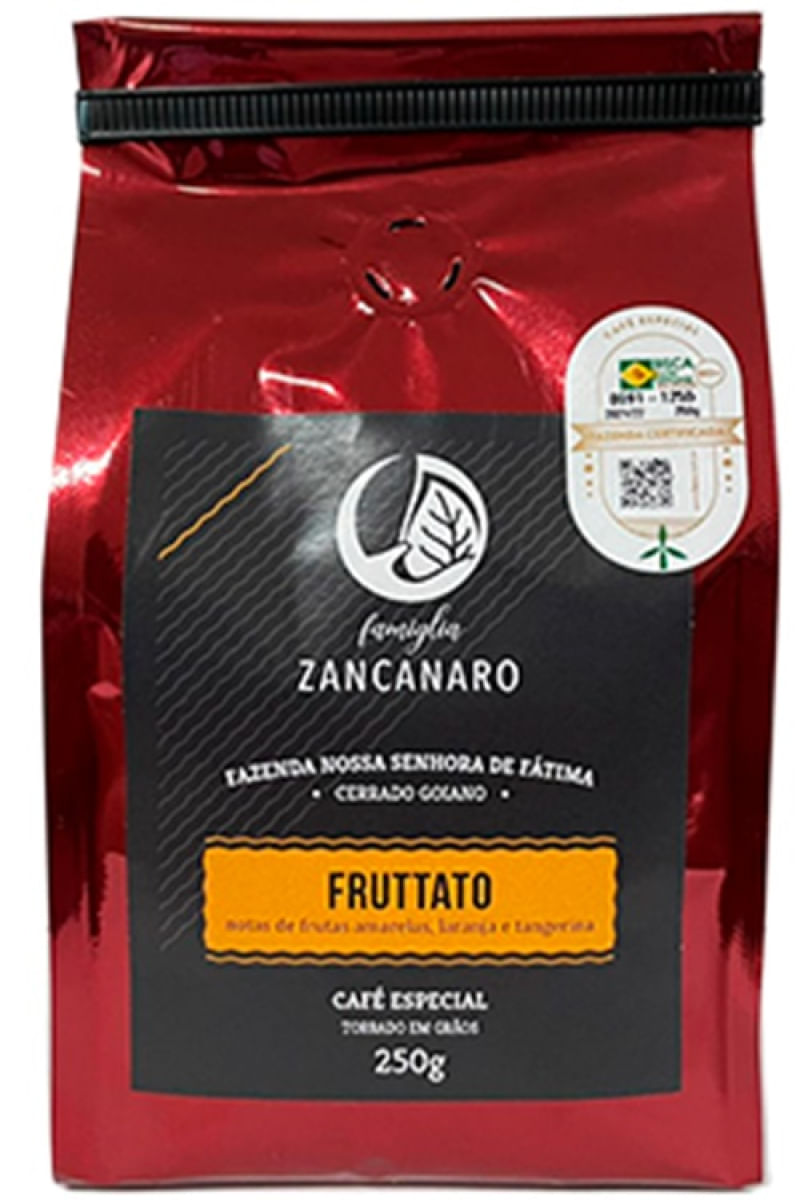 Café Zancanaro Em Grãos 1kg - Frutatto - Catuaí Amarelo 62