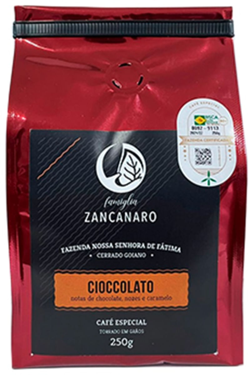 Café Zancanaro Em Grãos 1kg - Cioccolato - Catuaí Vermelho