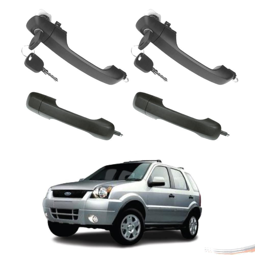 Kit 4 Maçanetas Extr Completo C- Chave Ecosport G1 02 A 12 - Un - 4 [f103]