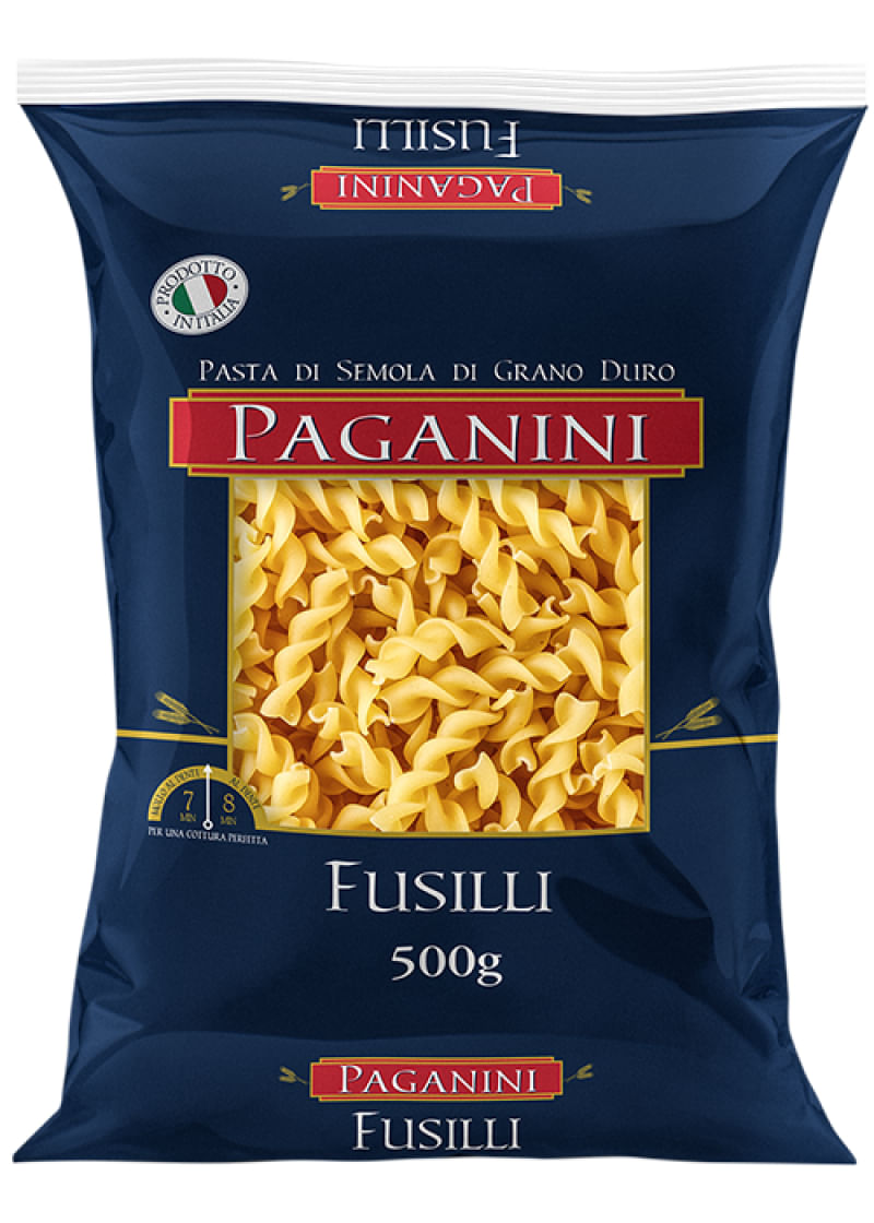 Macarrão Fusilli Paganini 500g