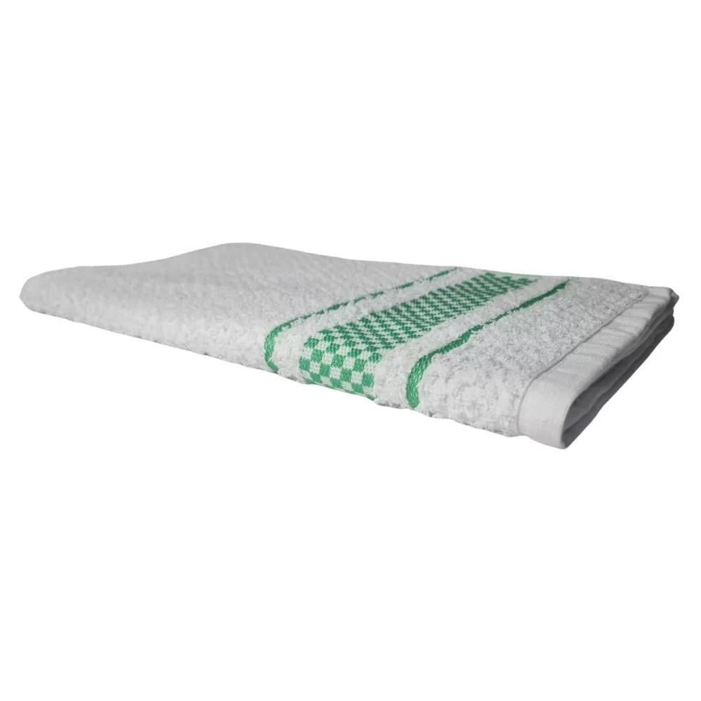 3 Panos De Prato Atoalhado Felpudo 370g/m² Premium Verde