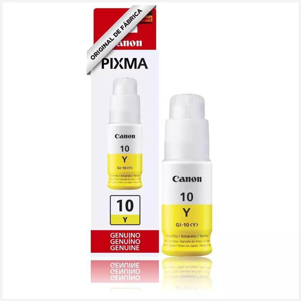 Tinta Canon Gi-10 Amarelo Gi10 G10 G6010 G7010 Gm2010 Gm4010 Original