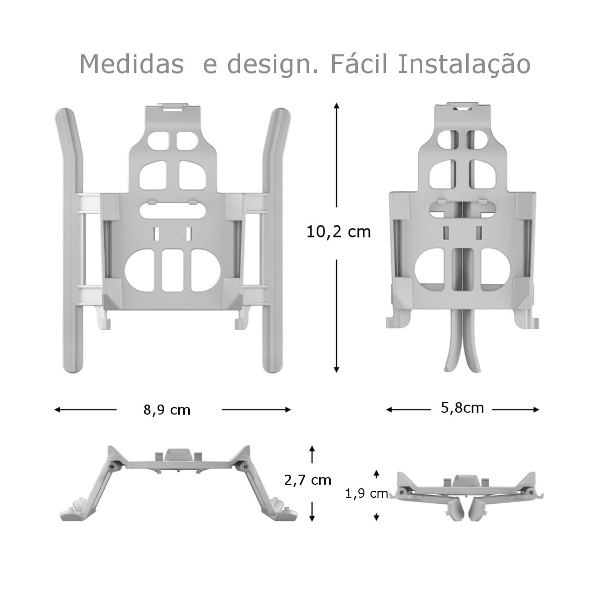 Trem de Pouso Extensor e  Dobrável Para Drone DJI Mini 3 Pro