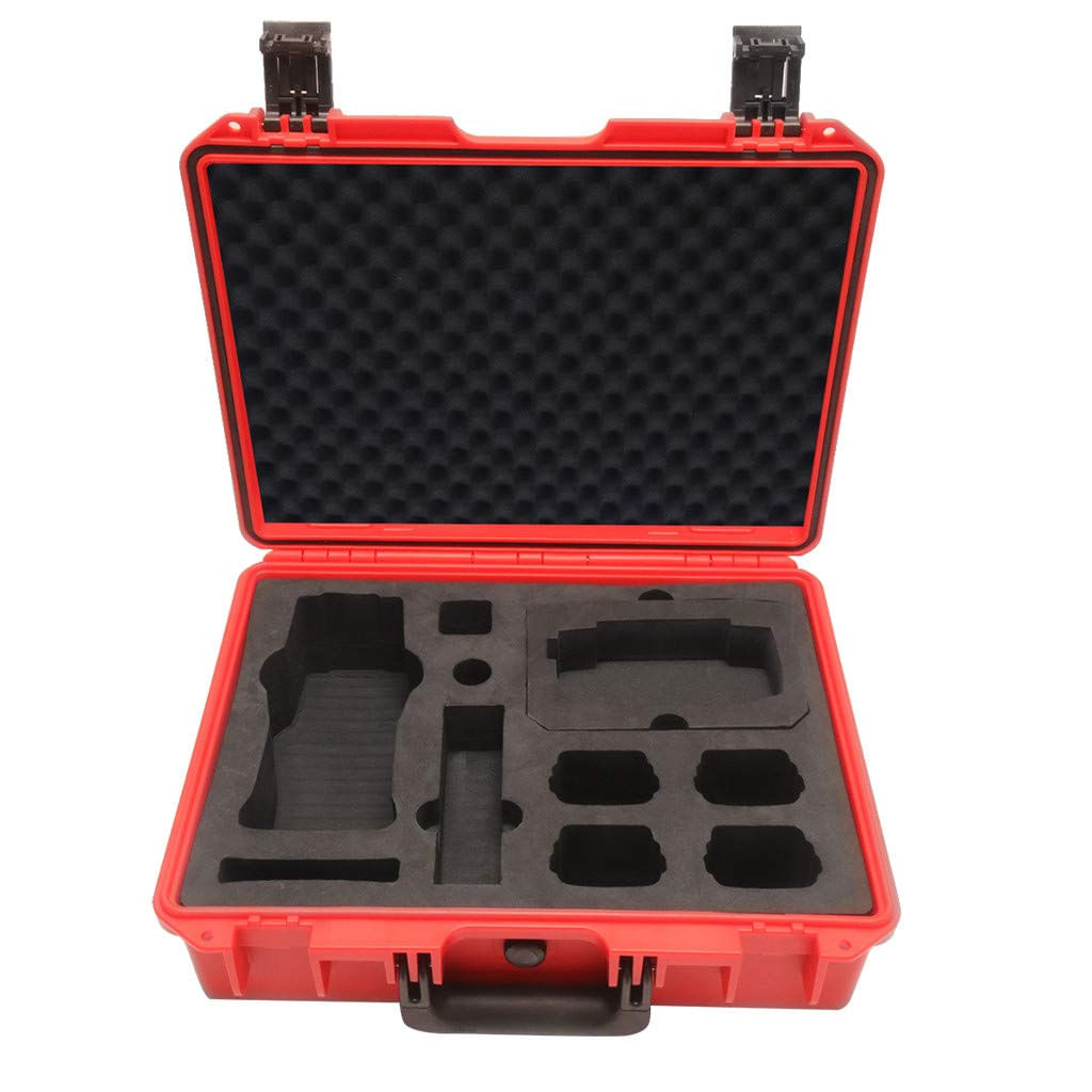 Case Maleta Estanque para Drone DJI Mavic 2 Pro e Zoom - Cor Vermelho