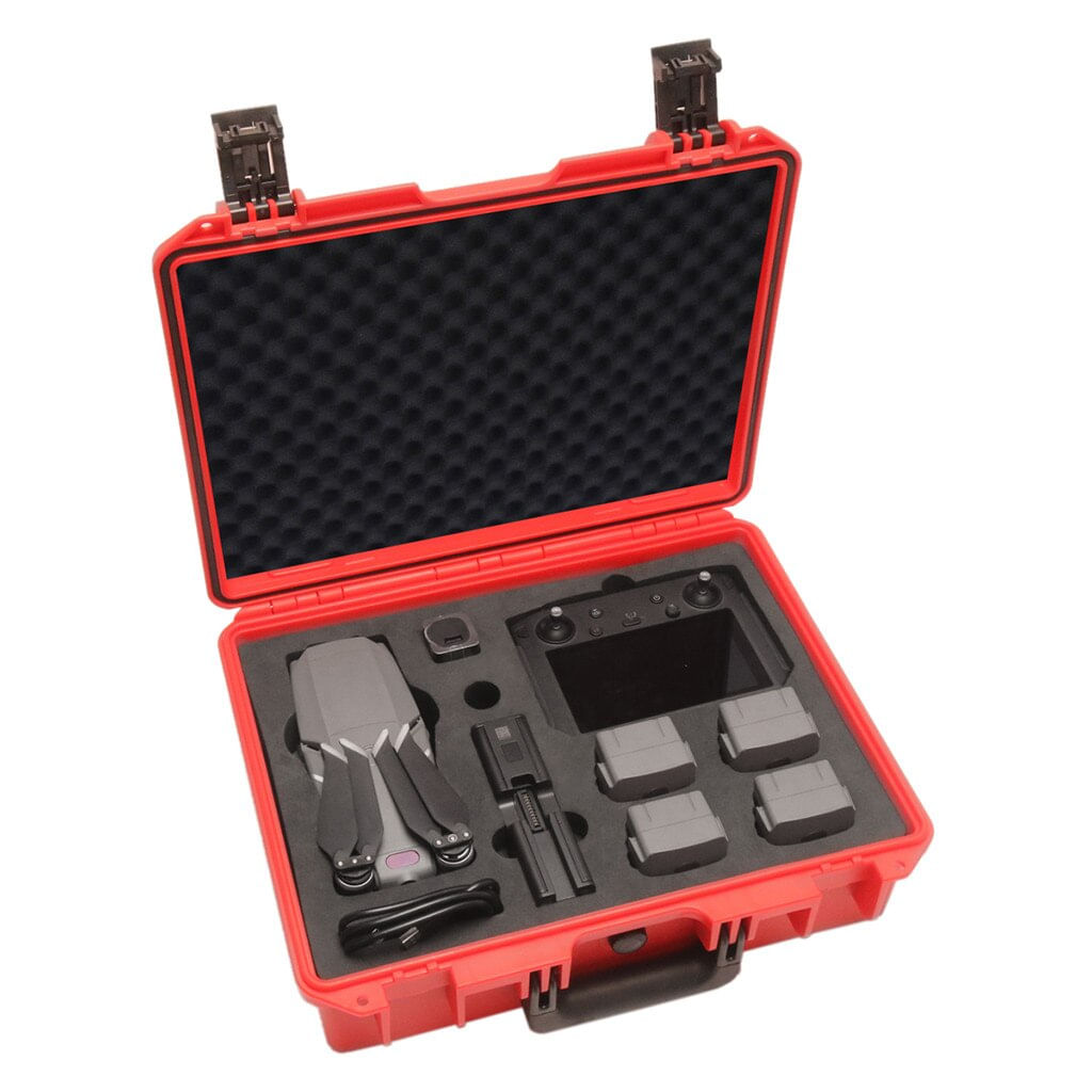 Case Maleta Estanque para Drone DJI Mavic 2 Pro e Zoom - Cor Vermelho