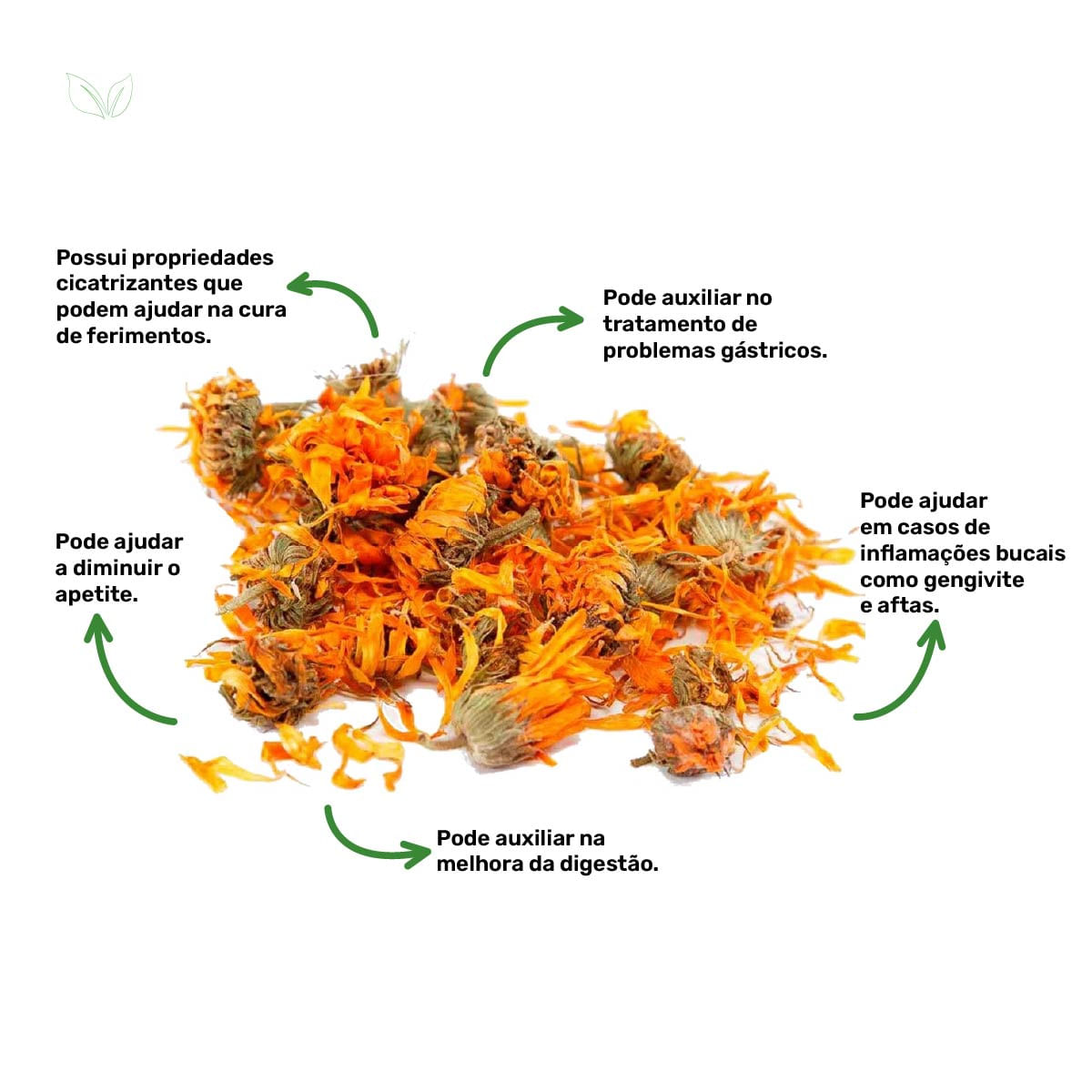 Chá de Calêndula - Calendula officinalis L. - 50g