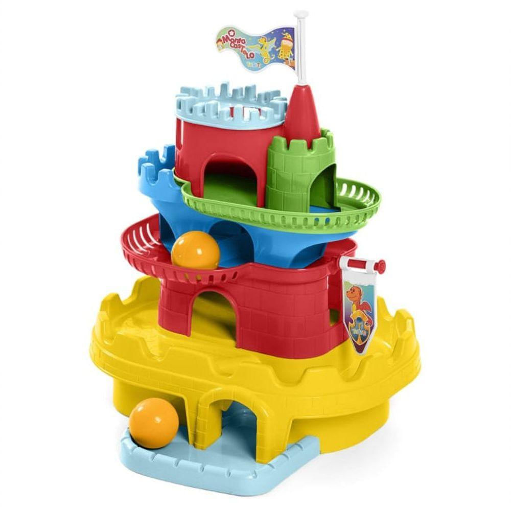 Brinquedo Didático Monta Castelo - Ta Te Ti - Unica Brinquedo Didático Monta Castelo - Ta Te Ti -