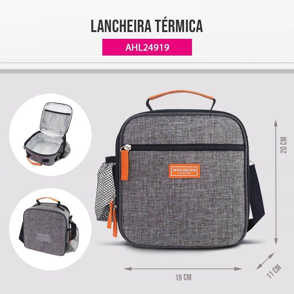 Bolsa Térmica Vibe Jacki Design Cinza